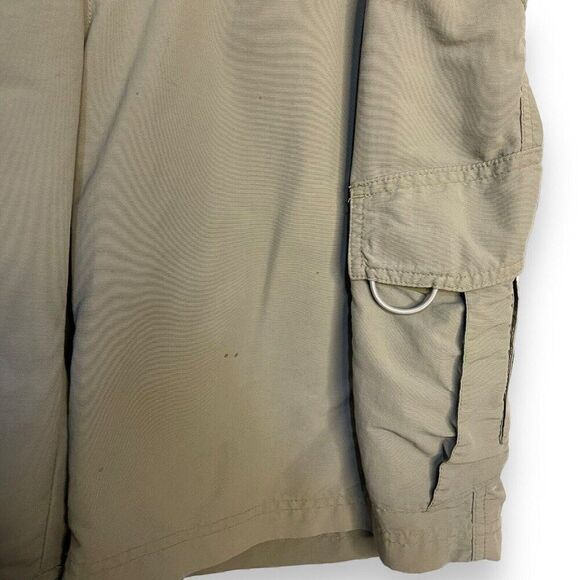 Field & Stream Cargo Shorts Men's Large Gray Pockets Outdoor Hiking Camping Zip - Picture 9 of 10